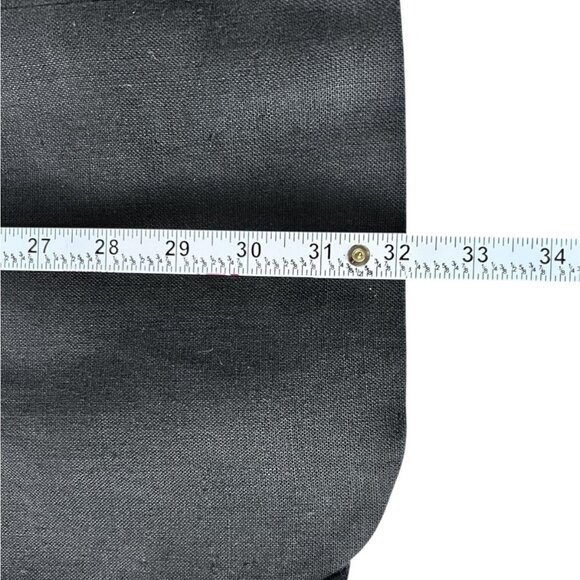 John Ashford Mens Classic Sport Coat Blazer 3 Button Black Linen Poly Blend 42R - Picture 9 of 13